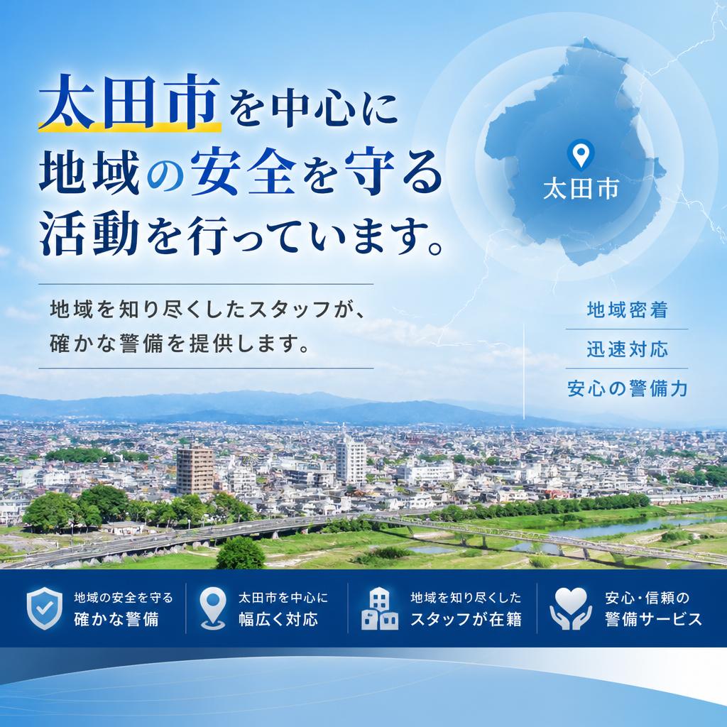 太田市を拠点とした地域密着型