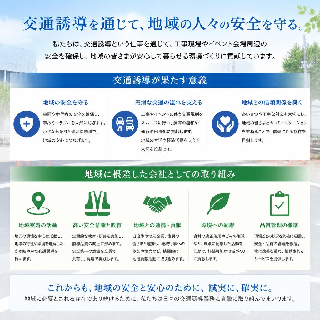 地域貢献を実感できる仕事
