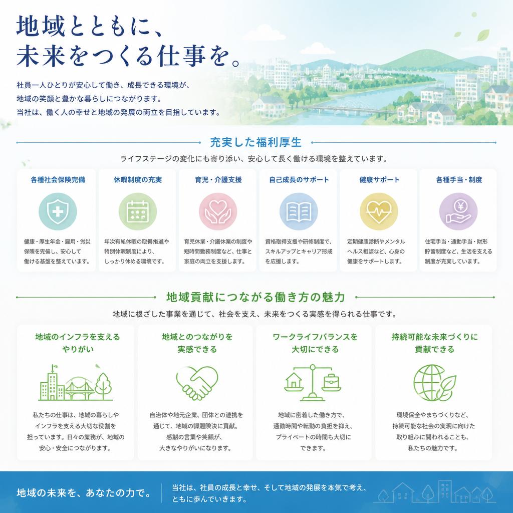 魅力的な福利厚生