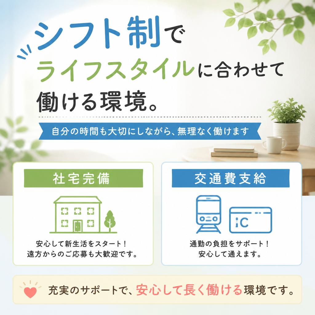 働きやすい環境を整えています